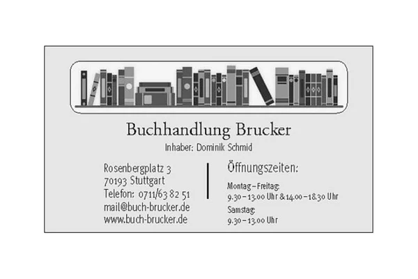 Buchhandlung Brucker